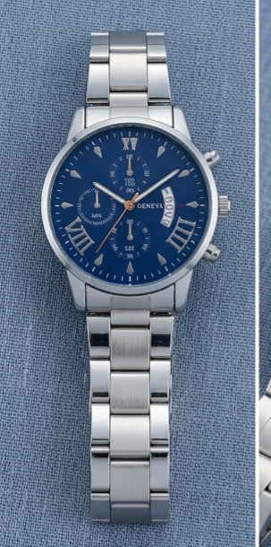 Navigator Limited Blue Edition Watch – Gold Accent Steel Bracelet